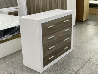 NUEVAS SIN USAR Cómoda con espejo blanco y madera
