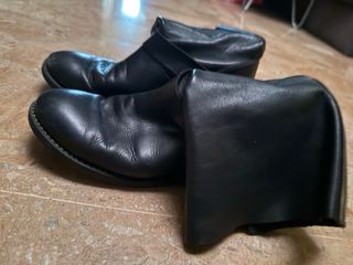 Botines negros planos hebillas talla 38