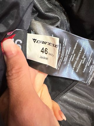 Chaqueta Moto Dainese Negra y Roja