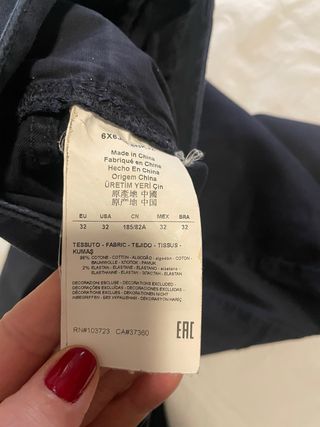 Vaqueros Armani Azul