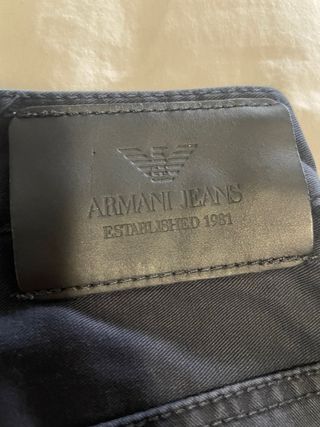 Vaqueros Armani Azul