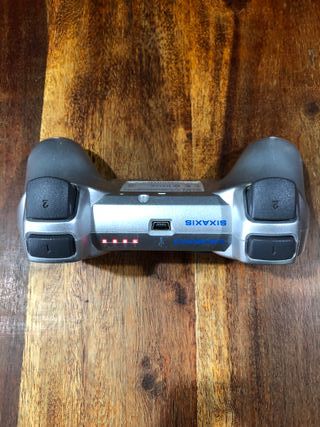 Controller PS3 Joypad silver con cavo di ricarica