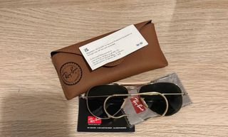 Gafas de sol Ray-Ban Aviator Doradas Negras