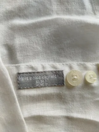 Camisa Boboli blanca T.6 años