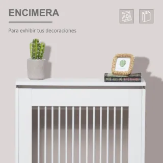 Cubreradiador blanco moderno