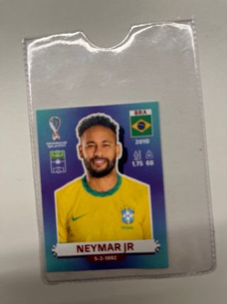 Cromos Messi y Neymar Mundial Qatar 2022