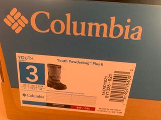 Botas de nieve Columbia talla 34. Una puesta
