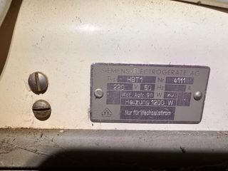 Rodillo de plancha Siemens