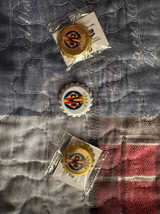 Chapas Villarreal CF (3 unidades)