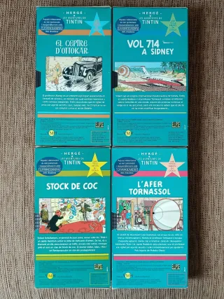 Lote 11 VHS Tintín (Catalán)