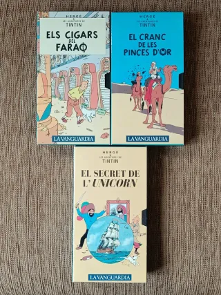 Lote 11 VHS Tintín (Catalán)