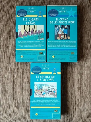 Lote 11 VHS Tintín (Catalán)