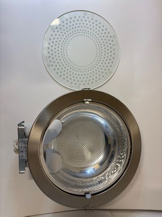 Plafón Techo Empotrable Metal y Cristal