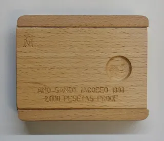 Moneda 2000 Pesetas Jacobeo 1993