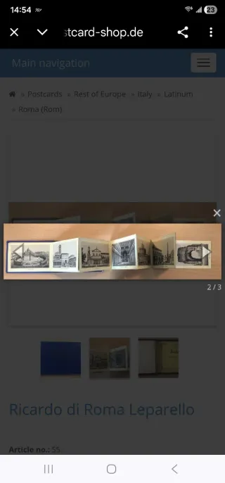 Álbum Ricordo di Roma