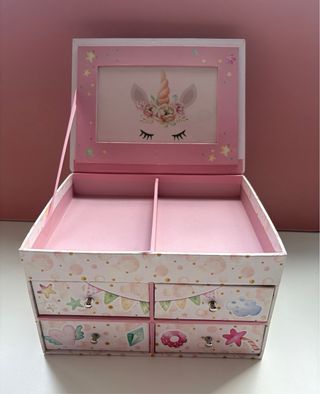 Joyero Unicornio con Cajones