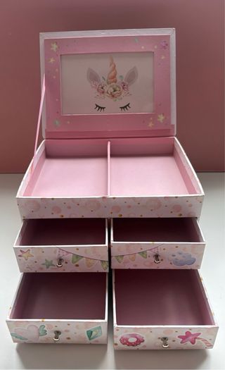 Joyero Unicornio con Cajones