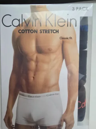 Pack 3 Calzoncillos Calvin Klein Talla L