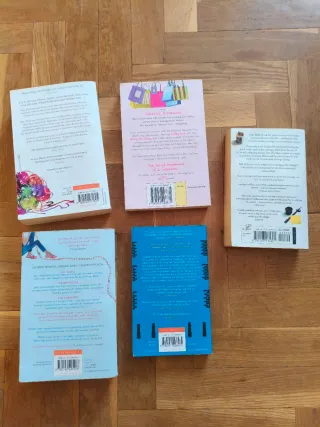 Lote cinco novelas inglesas