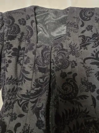 Corpiño fallera negro 9 años aprox