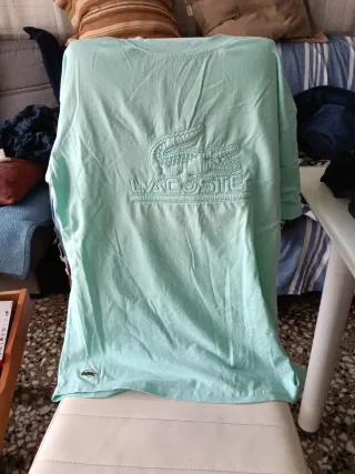 Camiseta Lacoste Verde agua mar