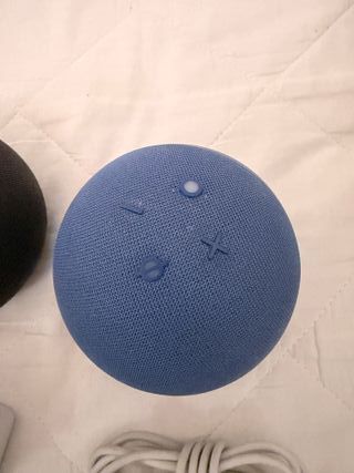 Amazon Echo Dot x2 (Negro y Azul)