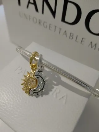 Charm Pandora Sol y Luna