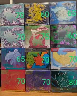 Caja Entrenador Elite Pokémon Varias
