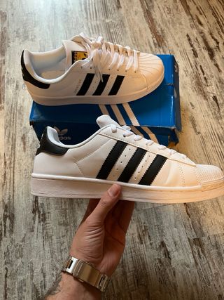 Adidas Superstar Blancas y Negras Nuevas