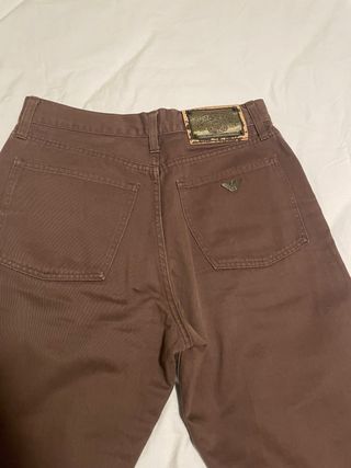 Pantalón Vaquero Armani Jeans Marrón Hombre