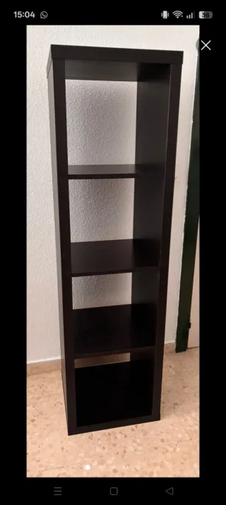 Estantería Kallax Ikea Negra