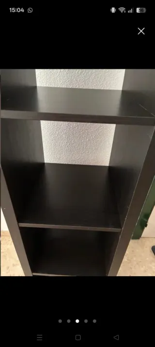 Estantería Kallax Ikea Negra