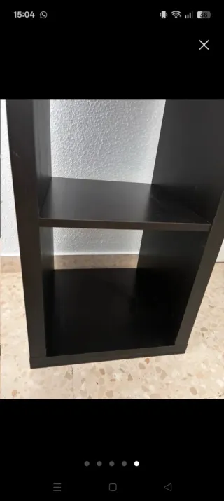 Estantería Kallax Ikea Negra