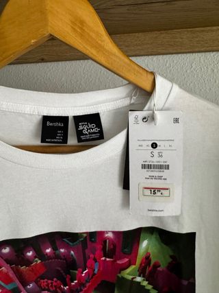 Camiseta Bershka El Juego del Calamar Talla S