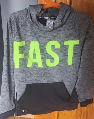 Sudadera Gris Talla 8