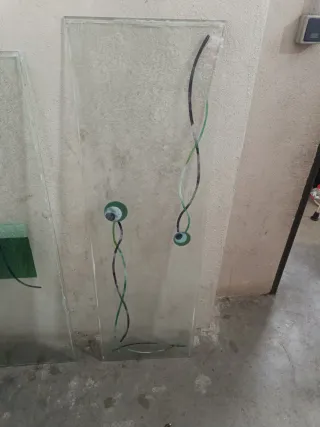 Cristal decorado y granallado