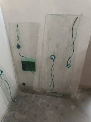 Cristal decorado y granallado