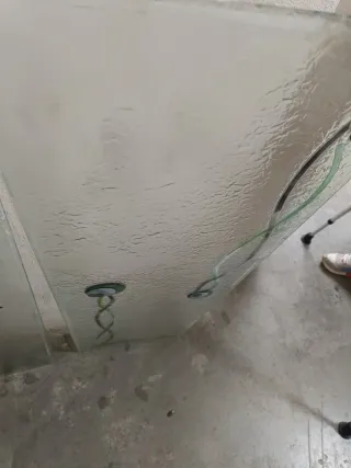 Cristal decorado y granallado