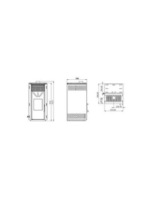 Estufa pellets REM Ventilada 10 kW MAD2041