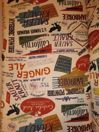 Sofá cama estampado vintage