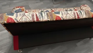 Sofá cama estampado vintage