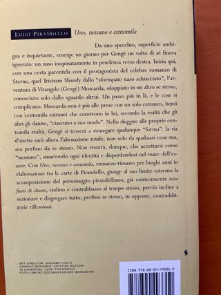 Uno, Nessuno E Centomila (Oscar Tutte Le Opere ...