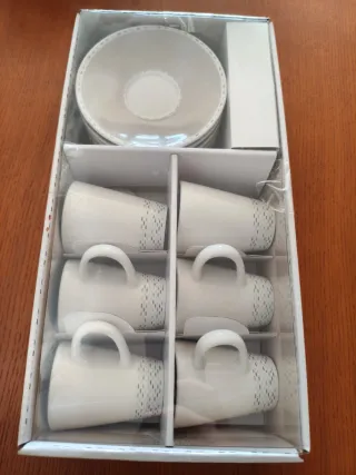 Juego de café de seis piezas de Roberto Torretta