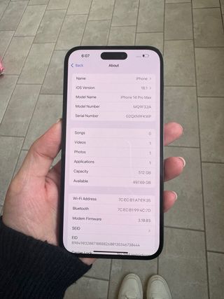 iPhone 14 Pro Max 512GB Grigio Siderale