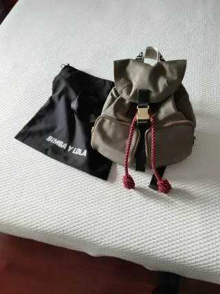 Mochila BIMBA Y LOLA verde oliva