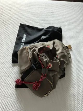 Mochila BIMBA Y LOLA verde oliva