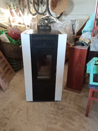 Estufa de pellets EIDER FLORENCIA10EDR Blanco