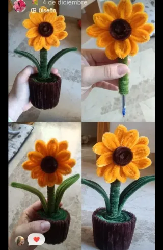 Bolígrafo Flor Limpiapipas