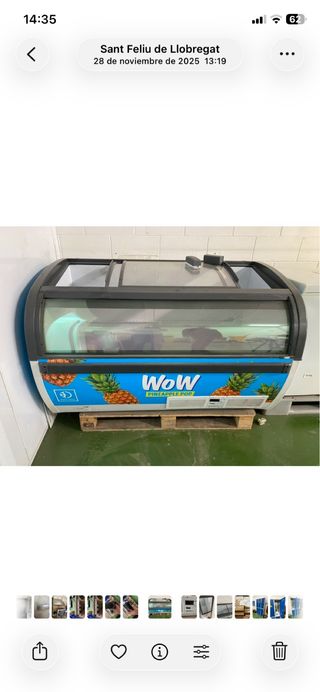 Congelador expositor ARCABOA CEP 1.5