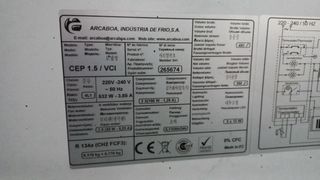 Congelador expositor ARCABOA CEP 1.5